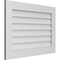 Ekena Millwork Vertical Surface Mount PVC Gable Vent: Non-Functional, w/3-1/2"W x 1"H, Standard Frame, 34"W x 24"H GVPVE34X2401SN - alternate 5